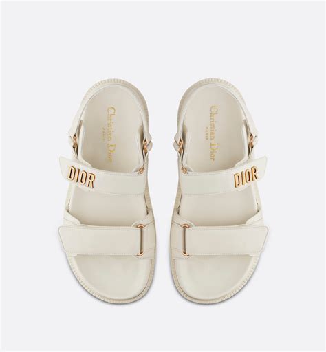 dior white sandles|white dior sandals women.